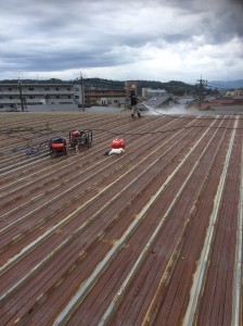 浅野本町社屋屋根塗装工事